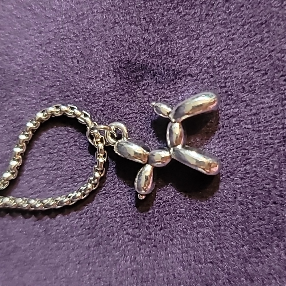 "Balloon Dog" pendant & chain